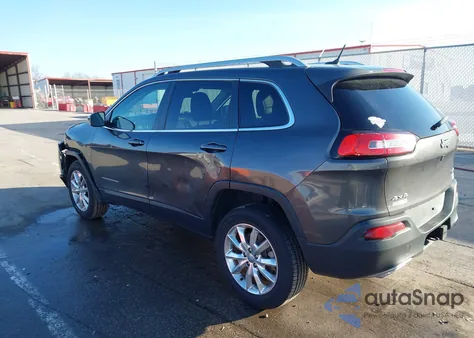 2015 Jeep Cherokee Limited z USA, uszkodzony, nr VIN 1C4PJMDS8FW521424